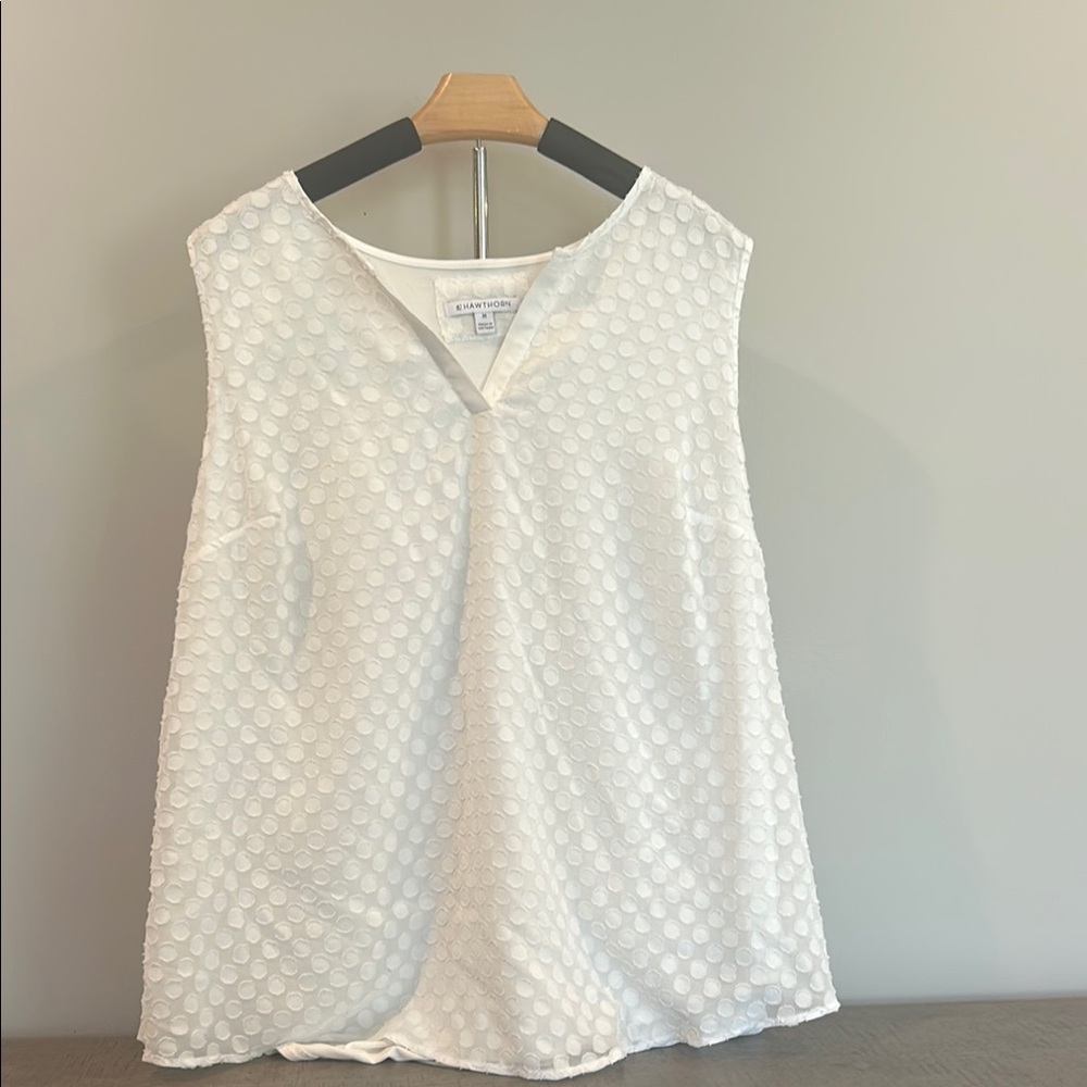 41 Hawthorn Cream Boxy Blouse